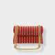 Minerva | Women's Chain Strap Bag With Coloured Stone Detail