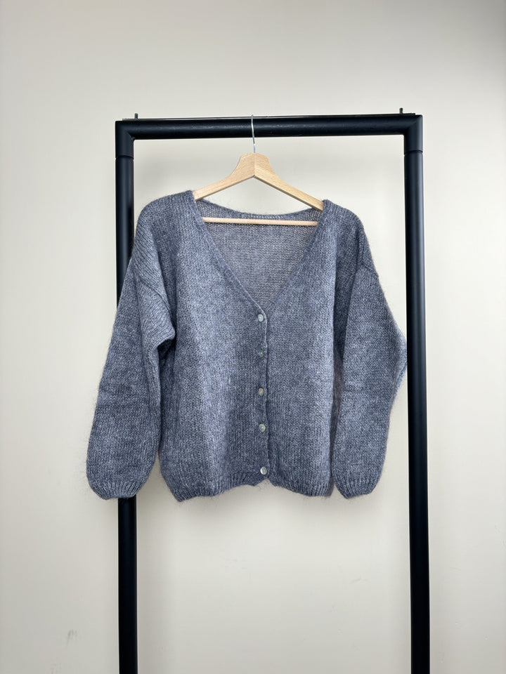 Aster | Women's V-Neck Button Cardigan