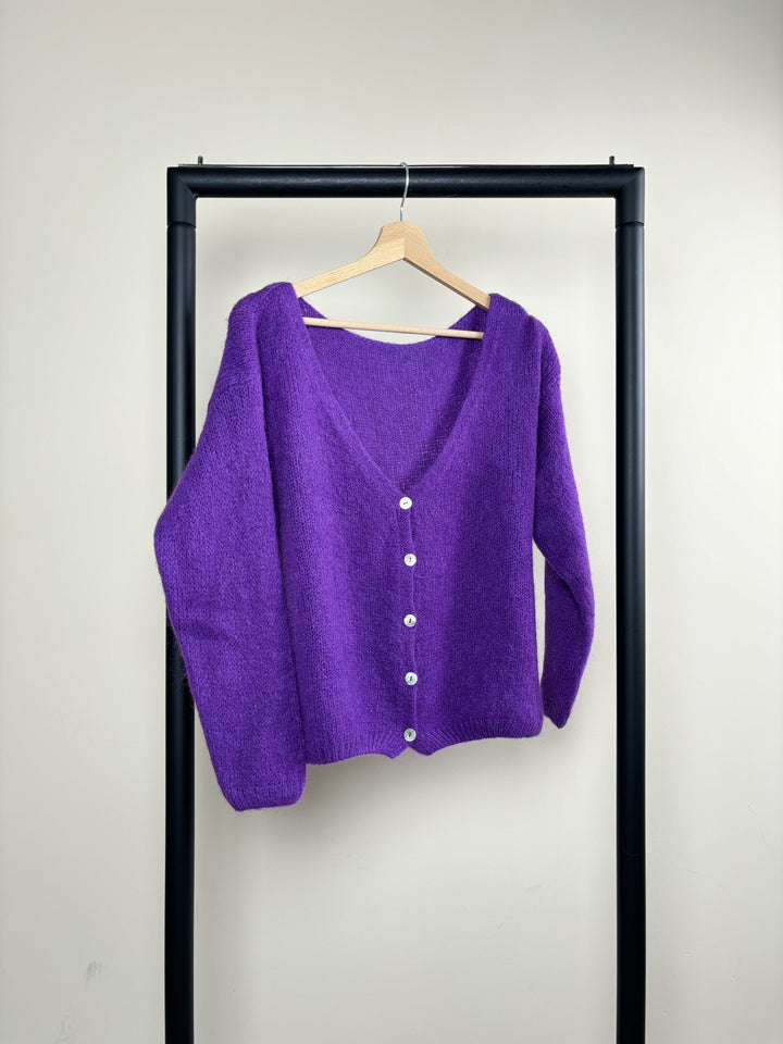 Aster | Women's V-Neck Button Cardigan
