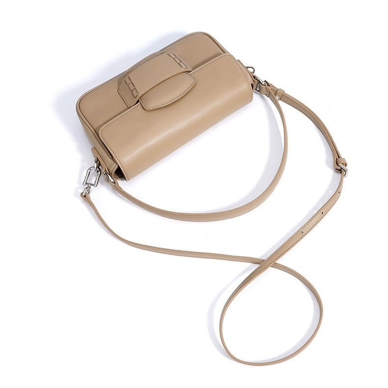 Sabrina | Women's Top Grain Leather Small Square Shoulder Bag