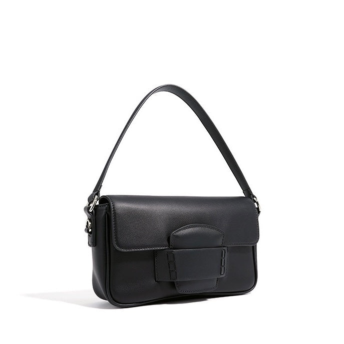 Sabrina | Women's Top Grain Leather Small Square Shoulder Bag