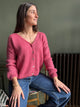 Aster | Women's V-Neck Button Cardigan