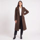 Rosaline | Women's Long Lapel Collar Coat for Cold Weather