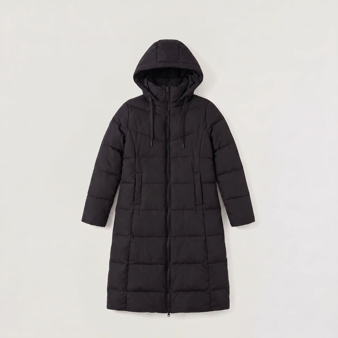 Maelys | Women's Long Hooded Puffer Coat for Cold Weather