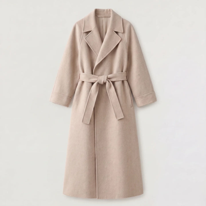 Isolt | Women's Long Belted Coat for Cold Weather