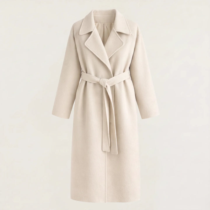 Isolt | Women's Long Belted Coat for Cold Weather