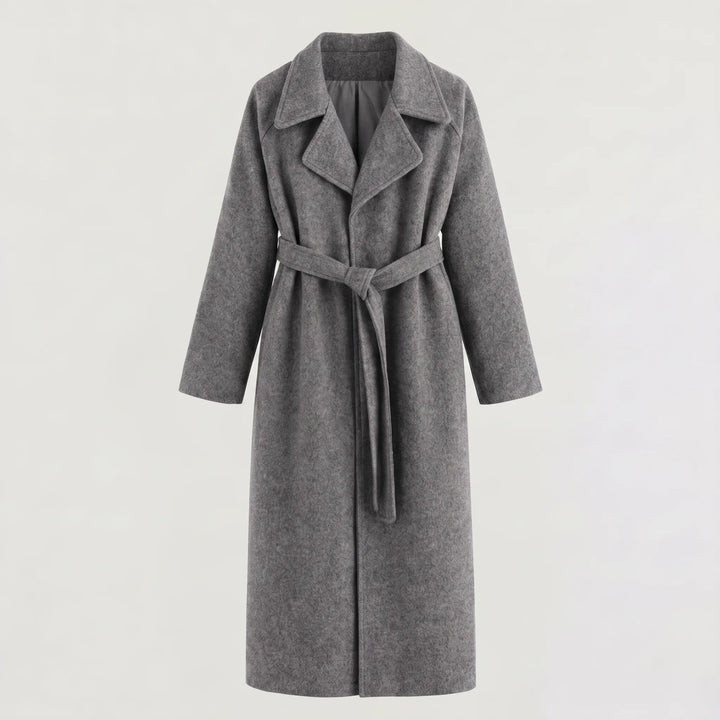 Isolt | Women's Long Belted Coat for Cold Weather