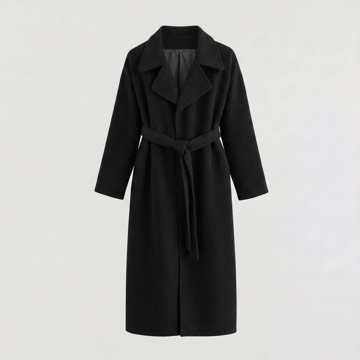 Isolt | Women's Long Belted Coat for Cold Weather