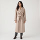 Isolt | Women's Long Belted Coat for Cold Weather