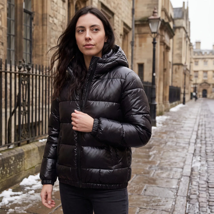 Sorcha | Women's Quilted Hooded Puffer Jacket for Cold Weather