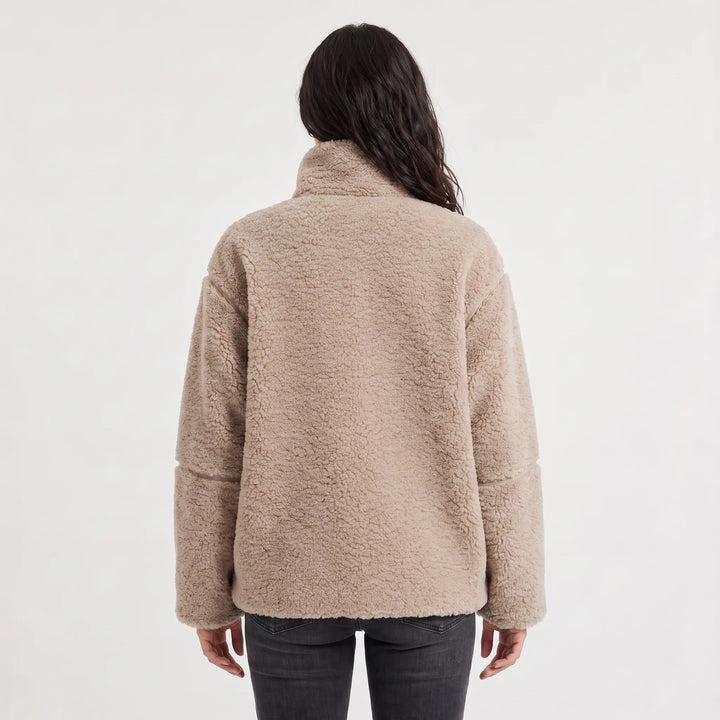 Gwenllian | Women's Oversized Teddy Fleece Coat for Cold Weather