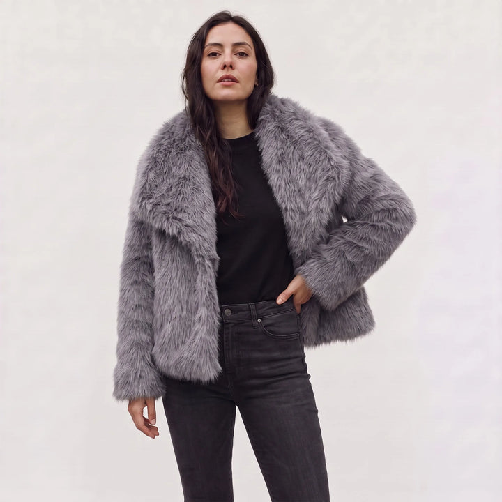 Nerine | Women's Oversized Faux Fur Coat for Cold Weather