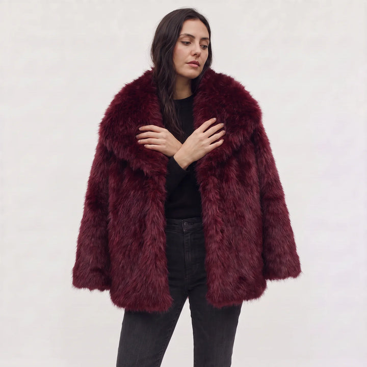 Nerine | Women's Oversized Faux Fur Coat for Cold Weather