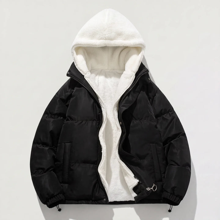 Lowenna | Women's Hooded Puffer Jacket with Fleece Lining