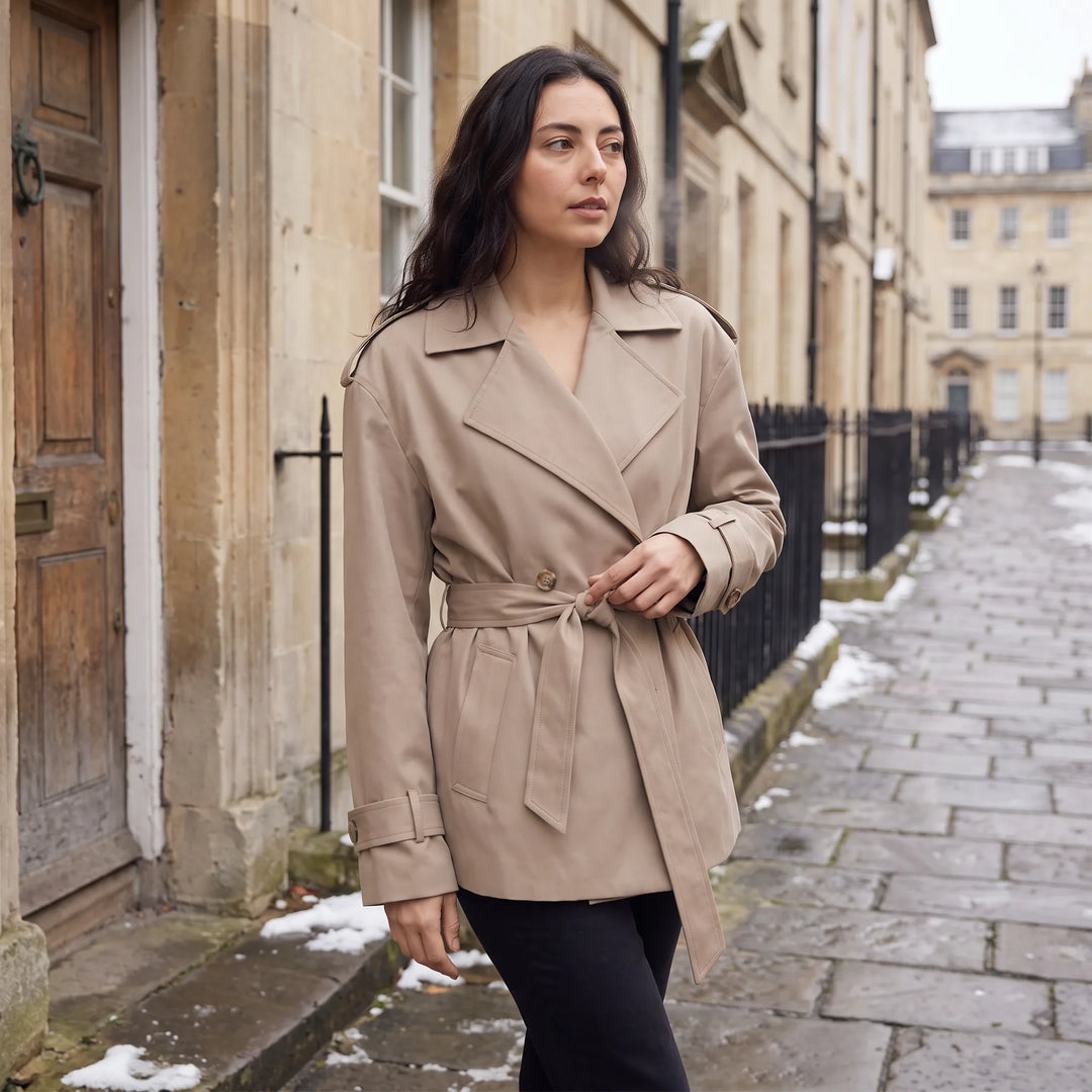 Winnifred | Women's Oversized Belted Trench Coat for Cold Weather