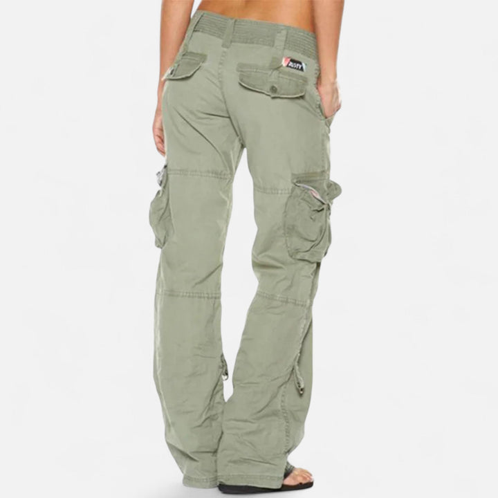 Isabella | Straight Leg Cargo Pants for Women - Lavinem