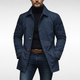 Nathaniel | Men's Lined Trench Coat for Fall and Winter