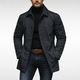 Nathaniel | Men's Lined Trench Coat for Fall and Winter