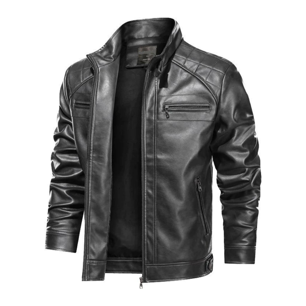 Theodora | Women's Leather-Look Jacket for Everyday Wear in Black, image 1