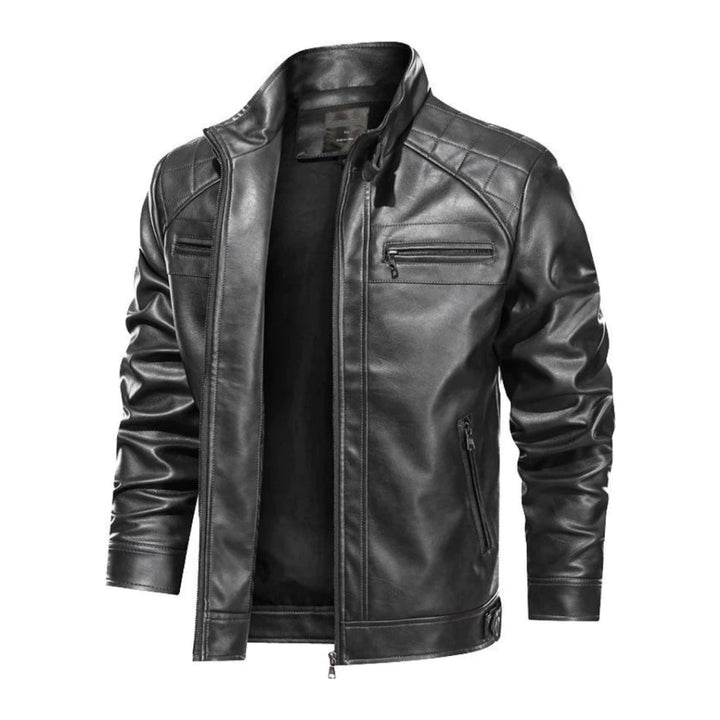 Theodora | Women's Leather-Look Jacket for Everyday Wear in Black, image 1