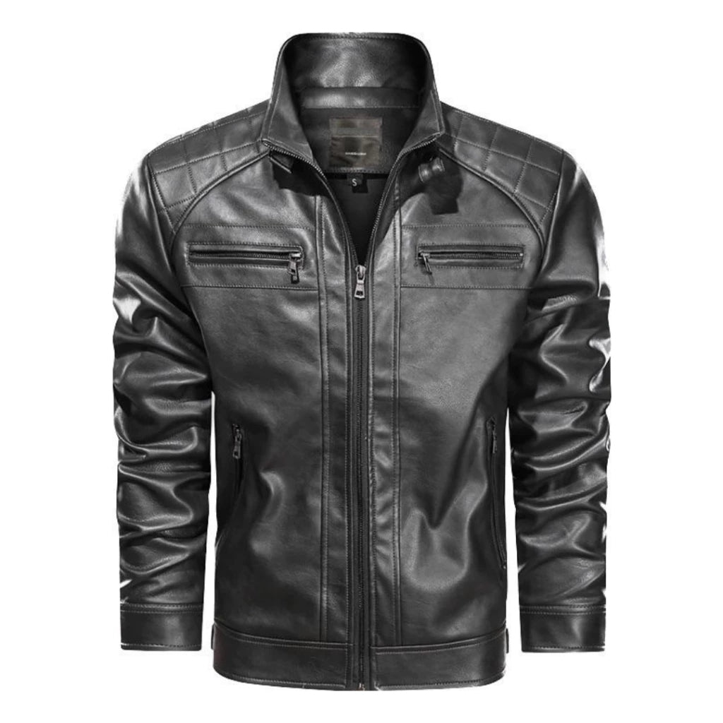 Theodora | Women's Leather-Look Jacket for Everyday Wear in Black