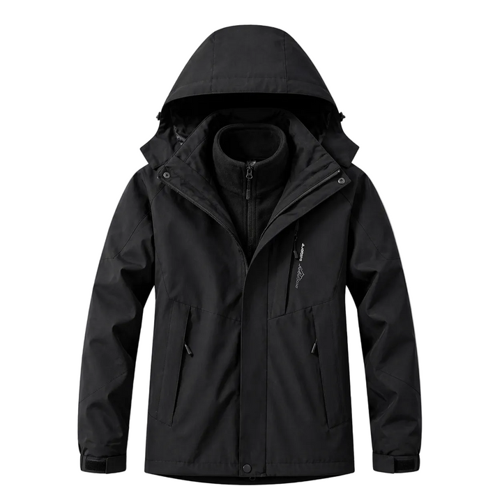 Thea | Women's Fleece-Lined Jacket for Layering in Black