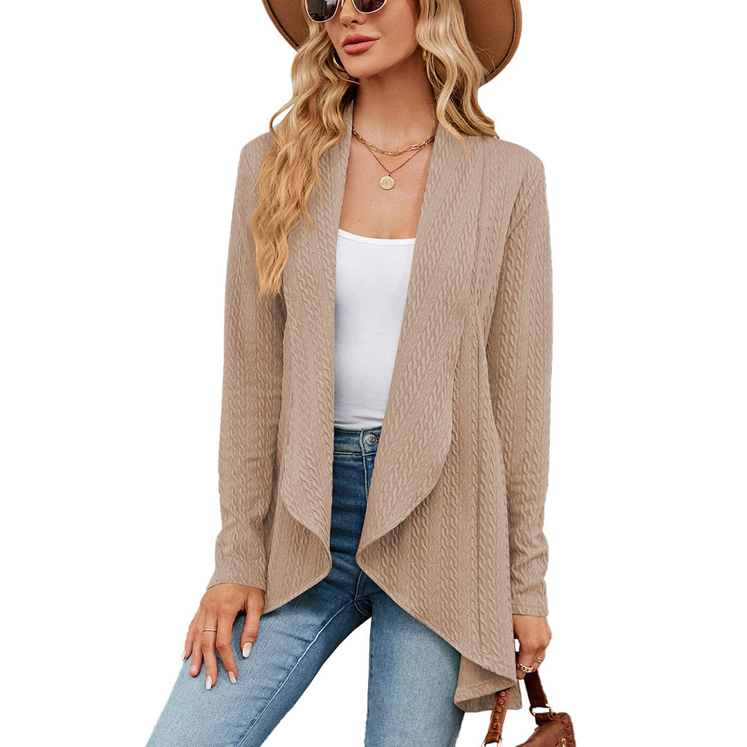 Marianne | Women's Oversized Cardigan for Fall and Winter in Khaki