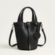 Thomasin | Women's Structured Bag With Curved Stitch Detail