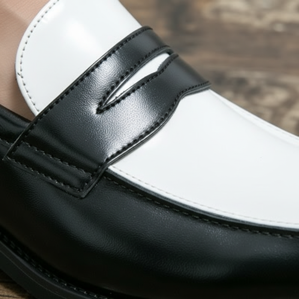 Andrew | Men's Contrast Panel Loafers