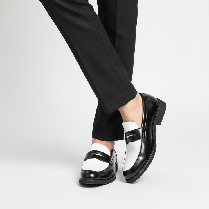 Andrew | Men's Contrast Panel Loafers