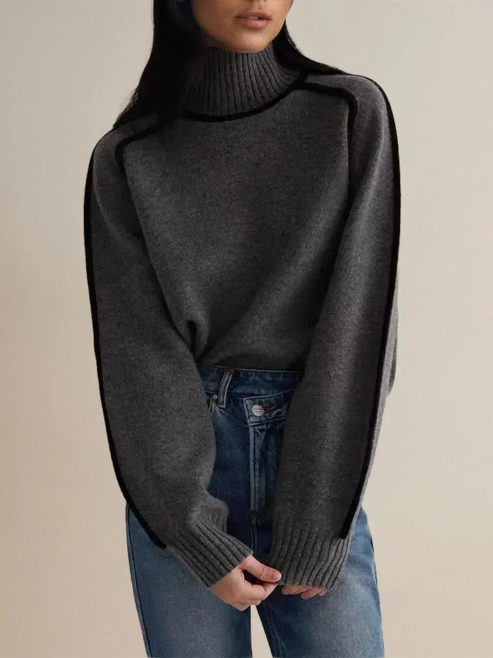 Genevieve | Women's Turtleneck Oversized Roll-Neck Jumper for Fall and Winter, image 9
