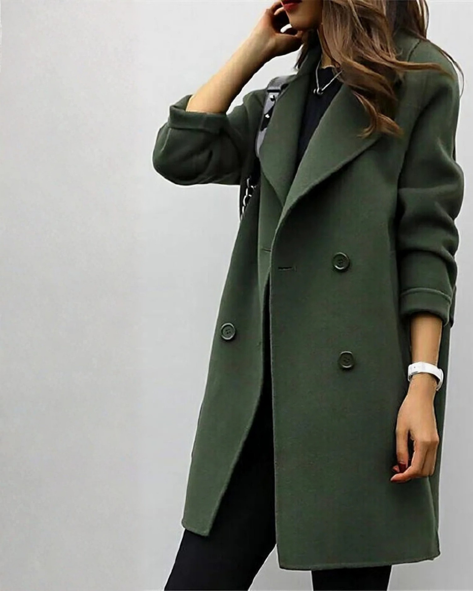 Eloise | Women's Double-Breasted Coat for Fall and Winter, image 2