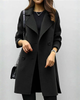 Eloise | Women's Double-Breasted Coat for Fall and Winter in Black