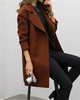 Eloise | Women's Double-Breasted Coat for Fall and Winter in Brown