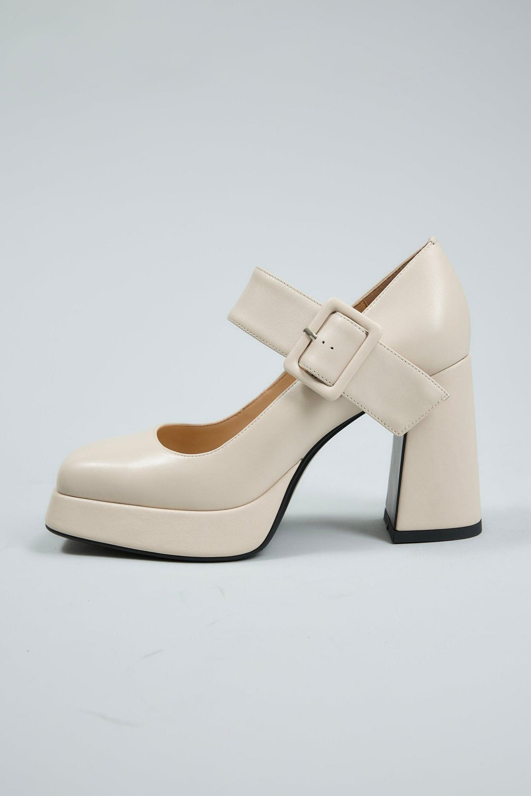 Claudia | Women's Block Heel Mary Jane Court Shoes image 1