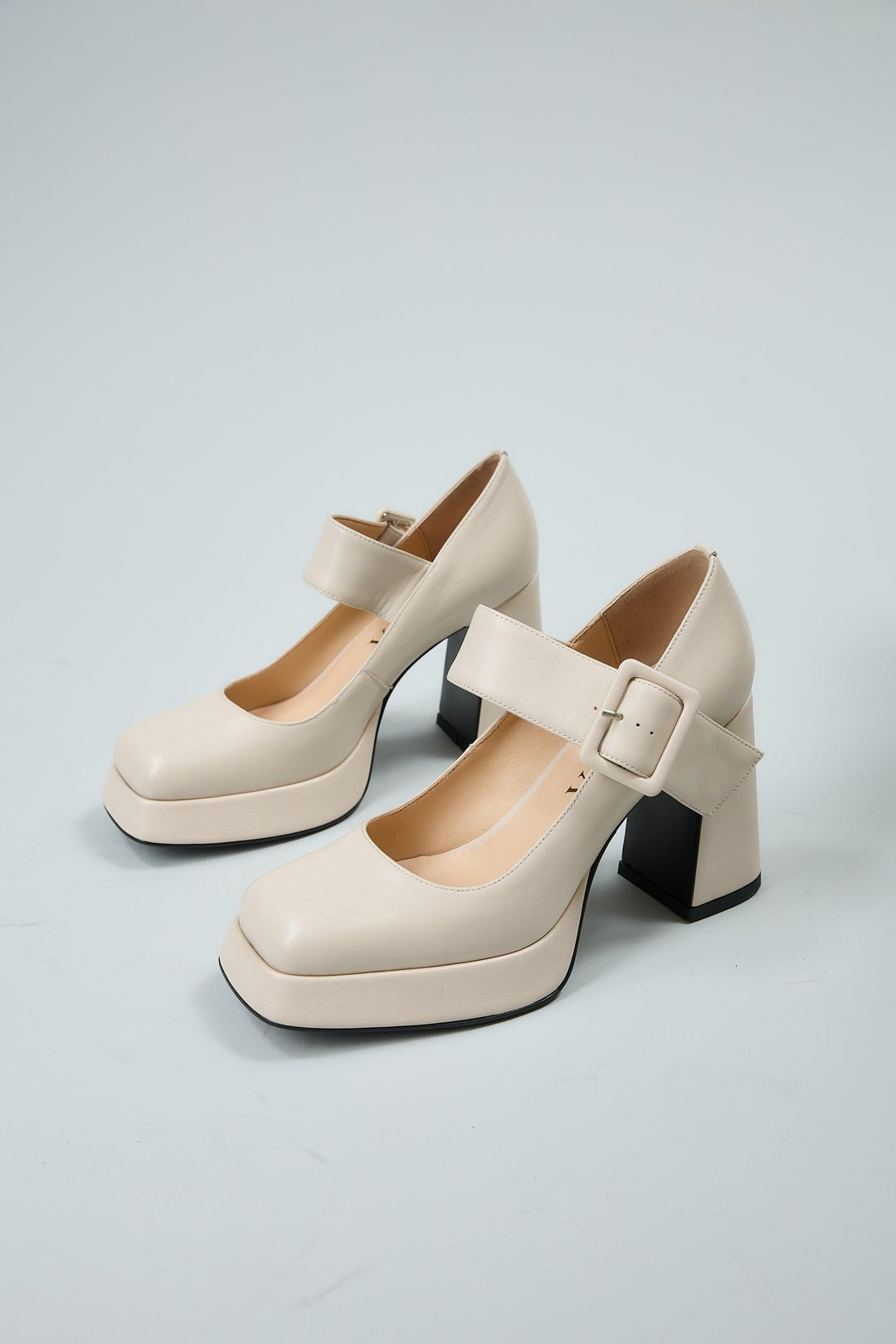 Claudia | Women's Block Heel Mary Jane Court Shoes image 14