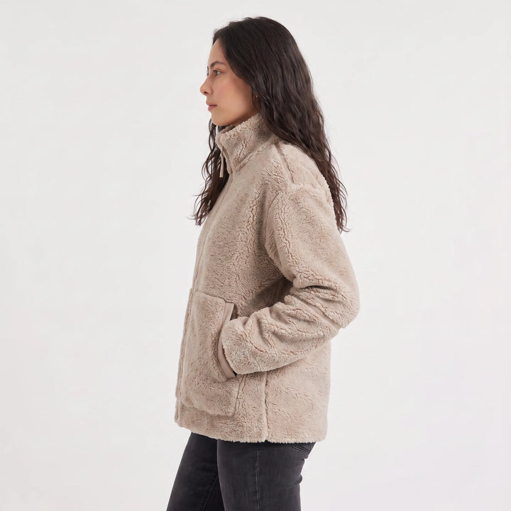 Gwenllian | Women's Oversized Teddy Fleece Coat for Cold Weather