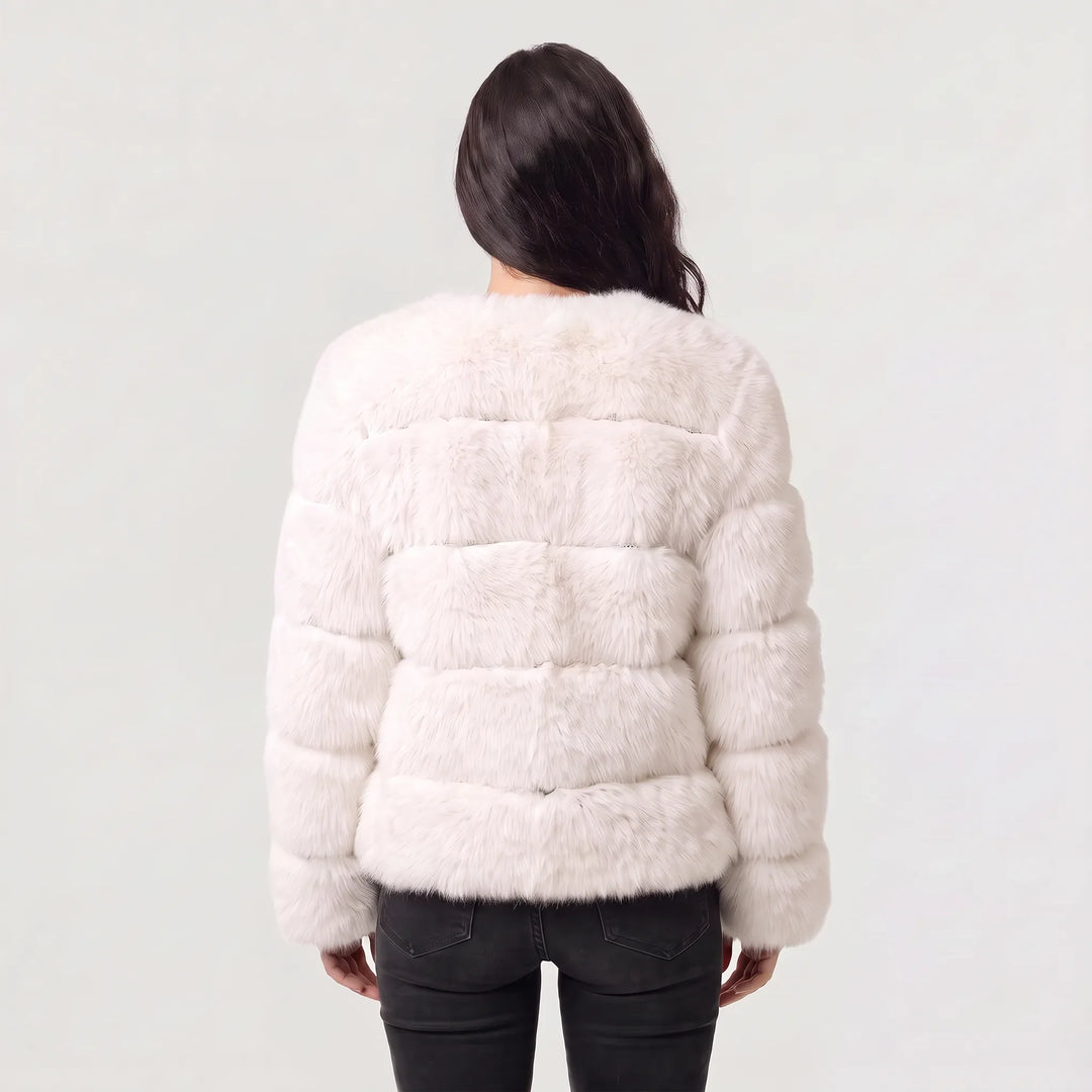 Drusilla | Women's Long-Sleeve Faux Fur Jacket for Cold Weather