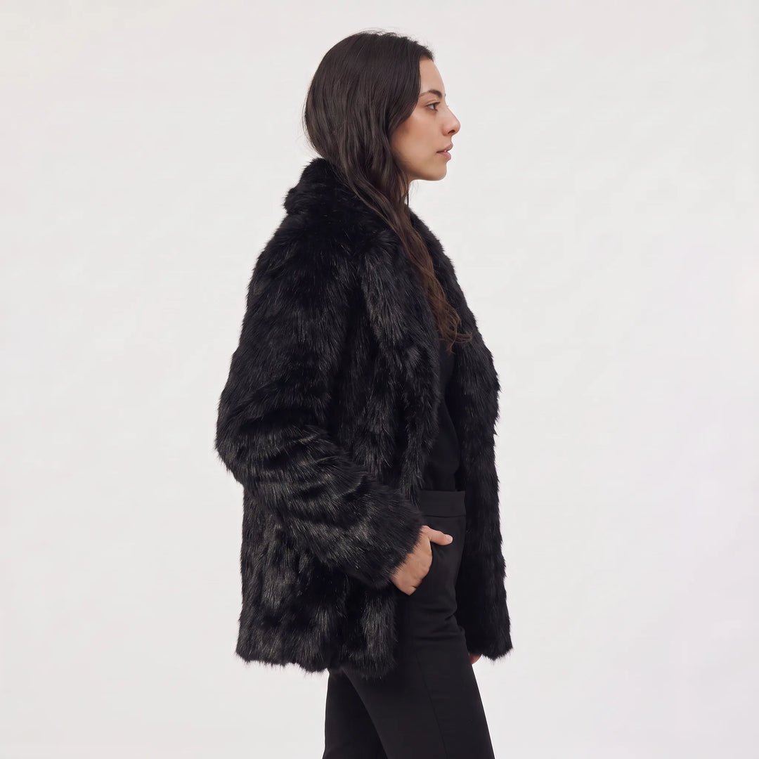 Nerine | Women's Oversized Faux Fur Coat for Cold Weather