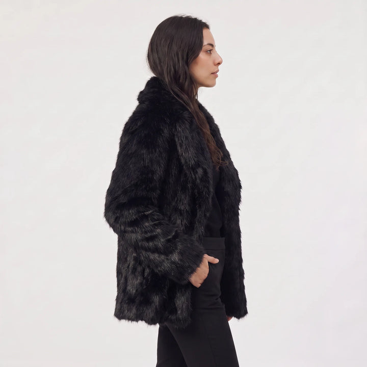 Nerine | Women's Oversized Faux Fur Coat for Cold Weather