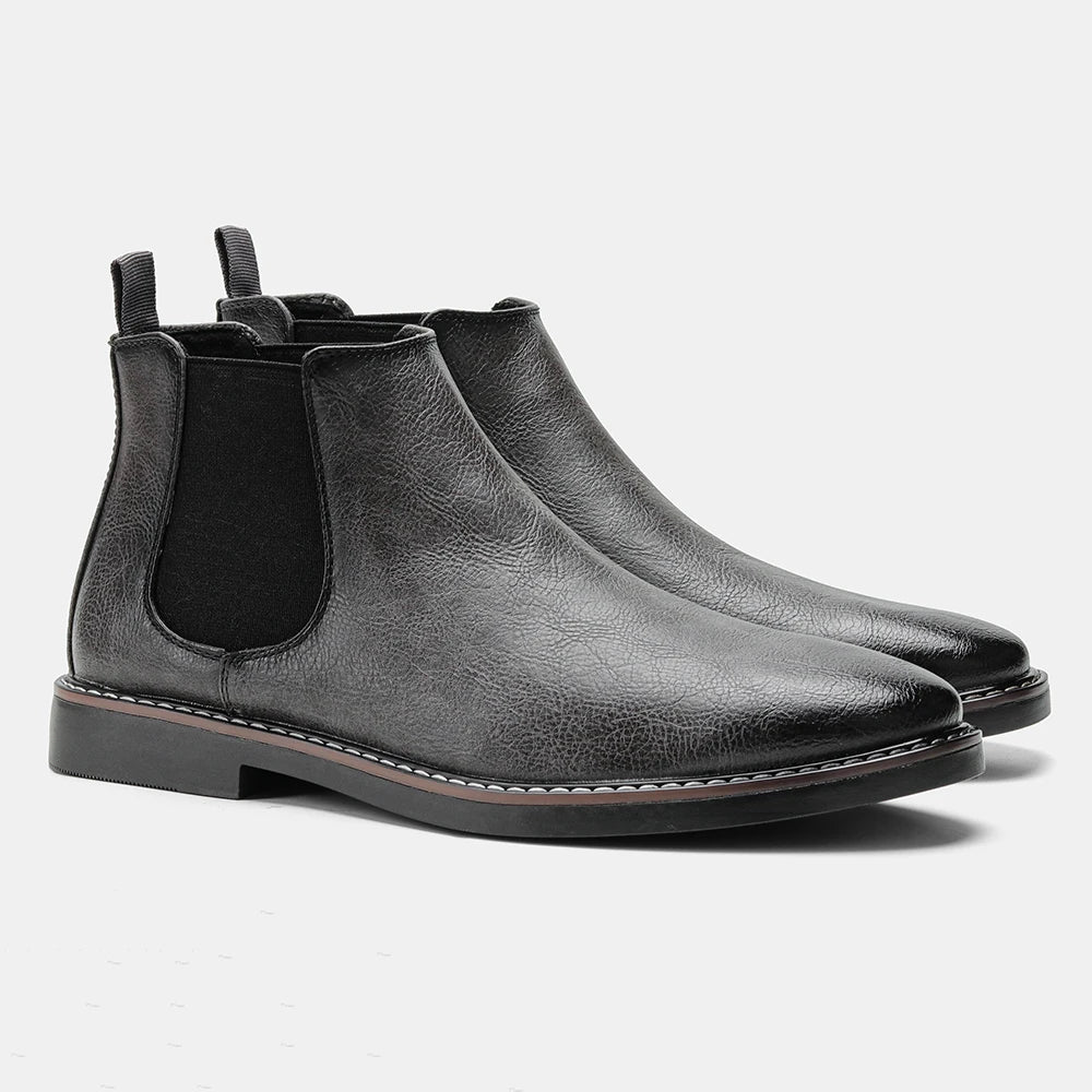 mens-retro-synthetic-leather-slip-on-chelsea-boots