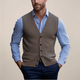 Cecil | Men's Knitted Button Front V-Neck Waistcoat