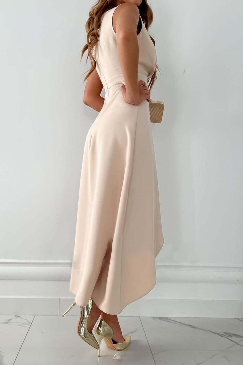 Damen Elegantes Tailliertes Kleid – Vielseitiges Anlasskleid für den Tag