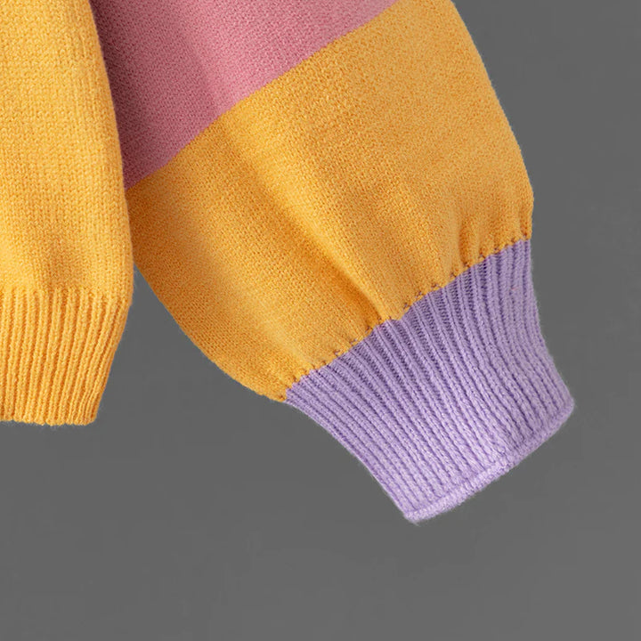 Clifford | Unisex Striped Colorblock Sweater