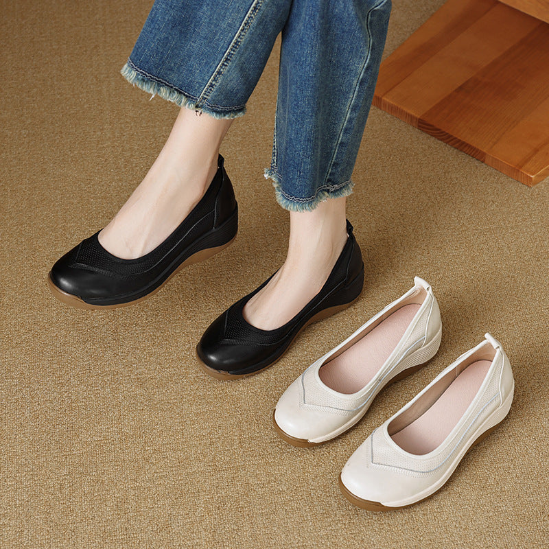 Posy | Women's Platform Slip-On Comfort Walking Shoes