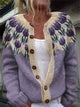 Evanthea | Women's Floral Vintage Knit Cardigan