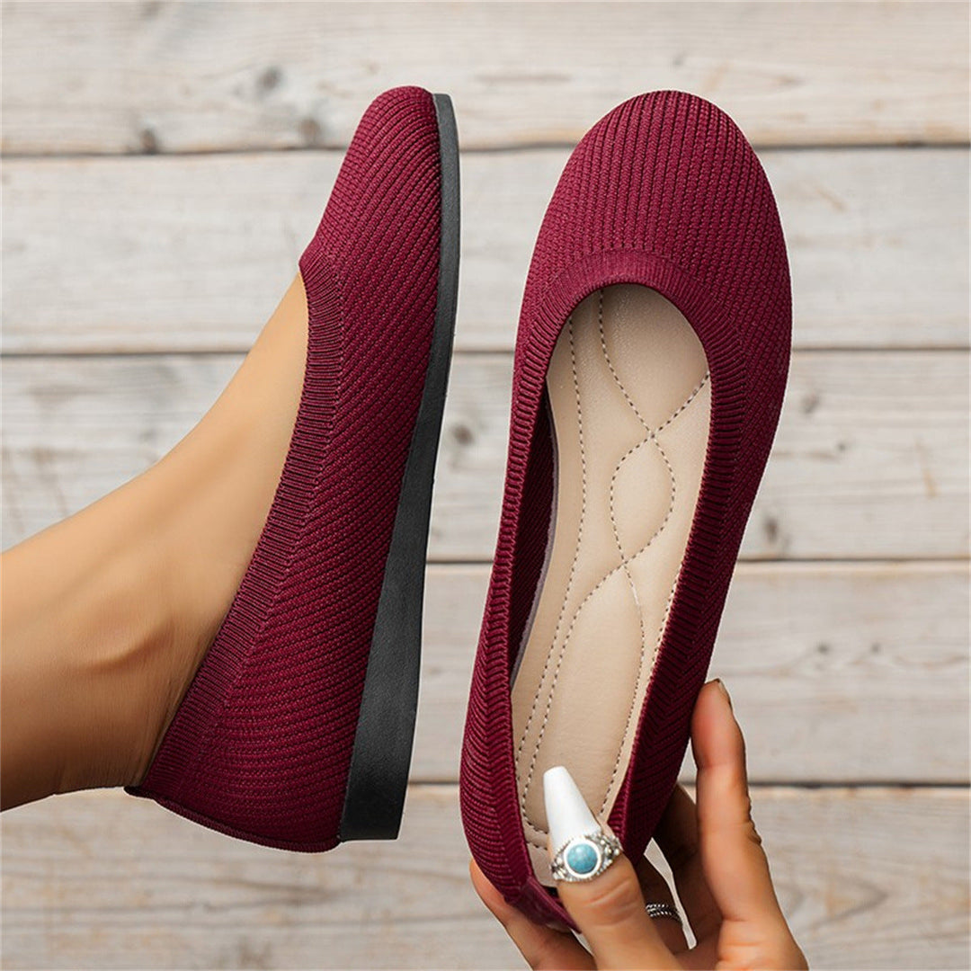 Doreen | Women's Orthopedic-Style Stretch-Knit Ballet Flats
