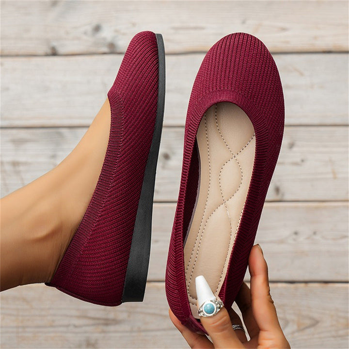 Doreen | Women's Orthopedic-Style Stretch-Knit Ballet Flats