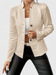 Mythili | Women's Cable Knit Lapel Blazer