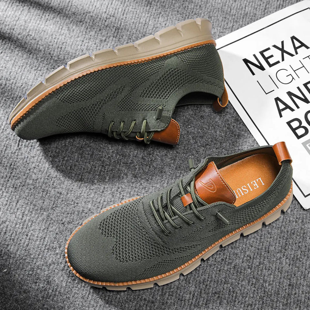 Herren-Sneaker atmungsaktiv – Ultra-gepolsterte, leichte Strick-Sneaker